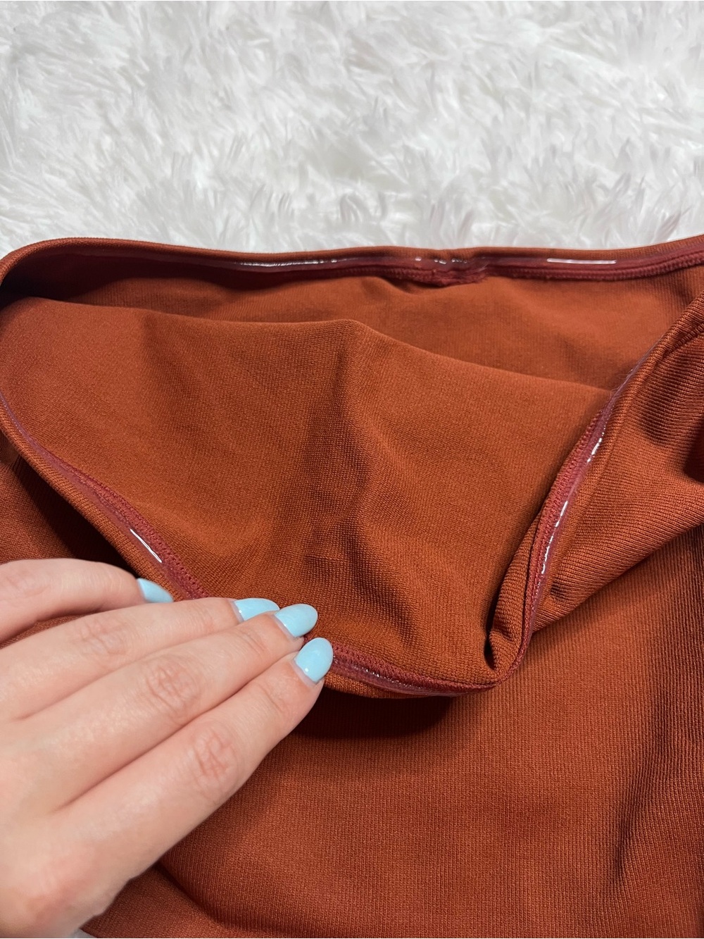Rust Red Tube Top - Picture 4 of 5
